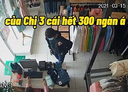 Nữ đạo chích trả tiền đồ vừa trộm