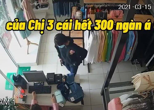 Nữ đạo chích trả tiền đồ vừa trộm