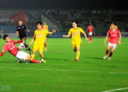 Vòng 4 giải vô địch quốc gia V-League 2021: Kịch tính tới phút cuối