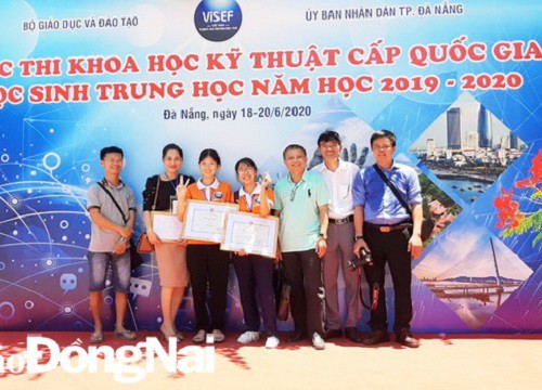 2 dự án khoa học - kỹ thuật của học sinh Đồng Nai dự thi quốc gia