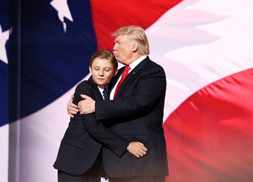 Những con số đặc biệt trong đời Barron Trump