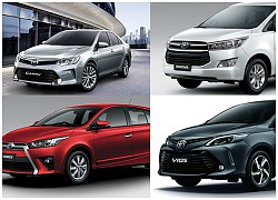 Loạt xe Toyota tuột dốc về doanh số, Vios bất ngờ bị vượt mặt