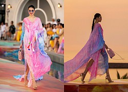 Siêu mẫu Thanh Hằng catwalk tuyệt đẹp dưới hoàng hôn Phú Quốc