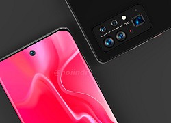 Huawei P50 Pro + lộ diện: Màn hình "thác nước", cụm 5 camera hình bầu dục "siêu to khổng lồ"