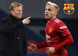 HLV Koeman rủ Van de Beek về Barca