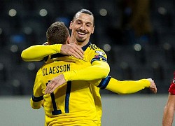 Ibrahimovic giúp Thụy Điển có 3 điểm ở trận tái xuất