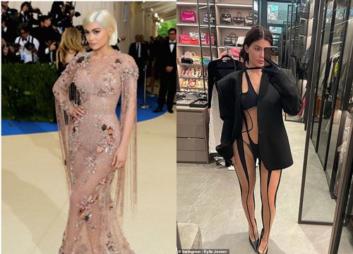 Nhức mắt với bộ cánh xuyên thấu vùng nội y của "tỷ phú hụt" Kylie Jenner