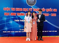 2 học sinh ở Thanh Hóa đoạt Giải Triển vọng tại Cuộc thi KHKT cấp Quốc gia dành cho học sinh trung học năm học 2020-2021