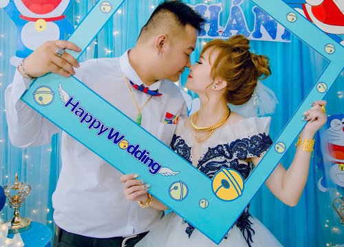 Cô dâu Bạc Liêu tổ chức đám hỏi độc đáo theo phong cách Doraemon