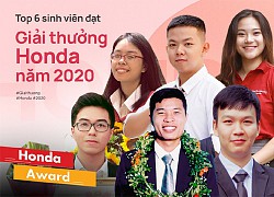 Hàng trăm sinh viên xuất sắc đạt Giải thưởng Honda 2020