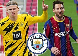 Man City quyết tâm "đánh cả cụm" Messi và Haaland