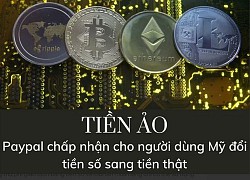 Nền tảng thanh toán Paypal chấp nhận đổi tiền số sang tiền thật