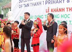 Khánh thành trường học, thư viện tặng thầy trò vùng cao