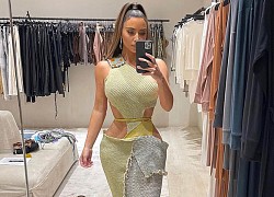 Kim Kardashian khoe eo 'thắt đáy lưng ong'