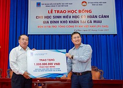 PV GAS trao học bổng cho 500 học sinh, sinh viên nghèo hiếu học tỉnh Cà Mau