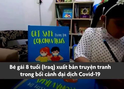 Bé gái 8 tuổi người Iraq xuất bản truyện tranh về Covid-19