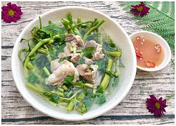 Canh sườn rau rút nấu me