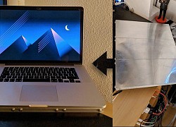 Chê quạt ồn, thanh niên làm hẳn tản nhiệt bằng nước cho MacBook Pro