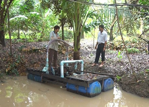 Chủ động khai thác, dự trữ nguồn nước ngọt hợp lý trong mùa khô, hạn ở ĐBSCL