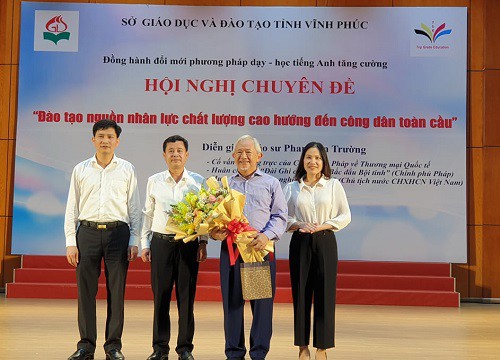 Giáo sư Phan Văn Trường bật mí cách dạy học tốt môn tiếng Anh