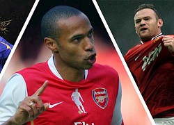 Top 10 tiền đạo xuất sắc nhất EPL: Henry số 1, Rooney nằm ngoài Top 3