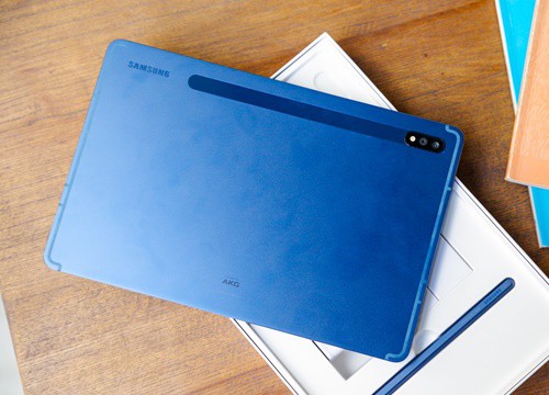 Trên tay Galaxy Tab S7 phiên bản Xanh Navy: thiết kế sang trọng, màu đẹp, cấu hình "khủng", giá bán không đổi