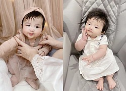 Winnie mới bé tí đã tạo dáng điệu đà như model nhí, nhìn lại mới thấy dạo này mẹ Đông Nhi có gì khang khác?