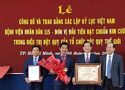 Bệnh viện đầu tiên của Việt Nam đạt chuẩn kim cương về điều trị đột quỵ