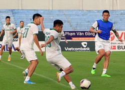 FC Bình Định làm quen sân, sẵn sàng cho trận đấu với Hồng Lĩnh Hà Tĩnh