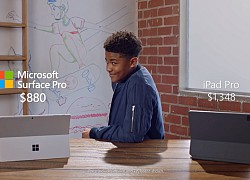 Quảng cáo Surface Pro 7 mới nhất của Microsoft tiếp tục lôi iPad Pro ra làm "trò đùa"