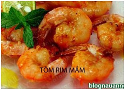 Tốn cơm với món tôm rim mắm đơn giản, dễ làm !