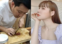 Trường Giang bận xỉu cũng vào bếp nấu cho vợ, bữa ăn "mlem" thế này bảo sao Nhã Phương 2 ngày tăng tận 2kg