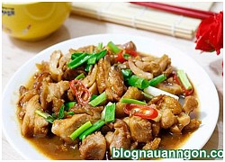Cách làm món thịt gà rim nước tương nấu bao cơm cũng hết !