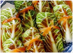 Cuối tuần rảnh rỗi trổ tài làm bắp cải hấp cuộn thịt lạ miệng mà ngon tuyệt cú mèo