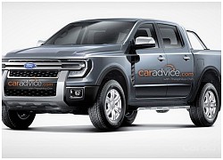 Ford Ranger 2022 bị lộ ảnh chạy thử