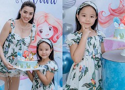 Hết 2 cháu gái thi Hoa hậu, đến con gái Trang Nhung mới 6 tuổi đã được chú ý nhờ nhan sắc gen trội trong tiệc sinh nhật