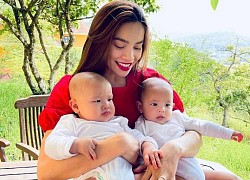Hồ Ngọc Hà đưa con sinh đôi đi chơi Đà Lạt