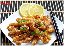 Lạ miệng với cách làm gà chiên tẩm sốt chanh
