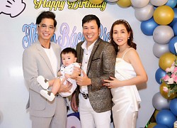 Ngọc Sơn mừng thôi nôi cháu ngoại nuôi