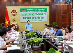 Ban đại diện HĐQT NHCSXH tỉnh: Họp đánh giá tình hình hoạt động quý I - 2021