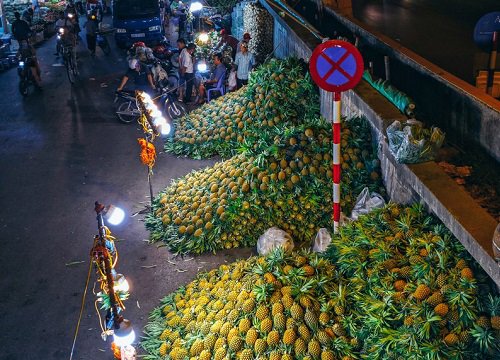 Bộ ảnh: Khám phá Hà Nội về đêm với chợ Long Biên không ngủ