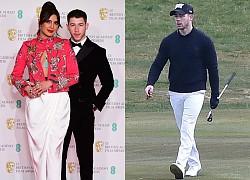 Ca sĩ Nick Jonas tranh thủ chơi golf khi "hộ tống" Hoa hậu Priyanka Chopra đến Anh