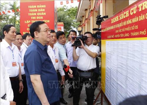 Chủ tịch Quốc hội Vương Đình Huệ: Công tác tổ chức bầu cử phải đảm bảo đúng luật