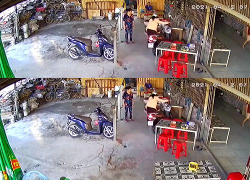 Clip: Quán ăn vừa mở cửa, nữ ninja đã rồ ga lao vào "mở hàng" làm bay sạch đống bàn ghế trong tích tắc