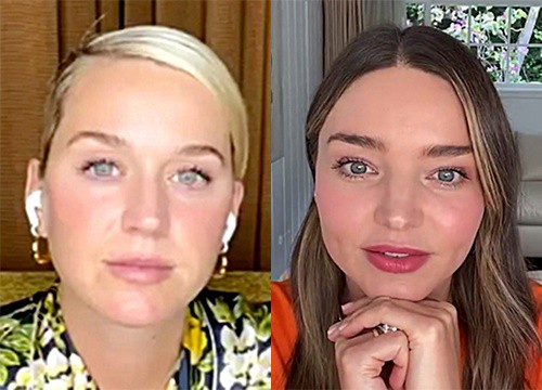 Katy Perry livestream ủng hộ Miranda Kerr