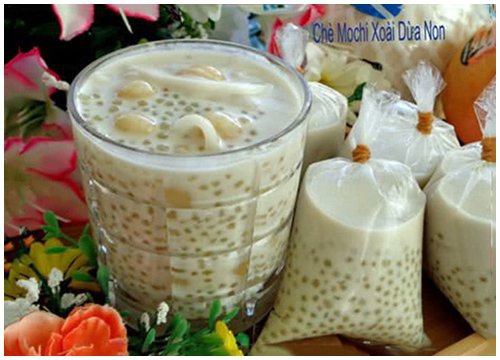 Lạ miệng với món chè Mochi Xoài Dừa non ngon bá cháy