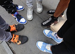 Bóc giày sneakers của giới trẻ TP.HCM tại buổi casting Rap Việt