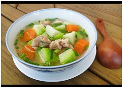 Canh su hào nấu sườn dễ làm cho bữa tối