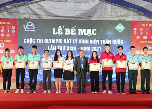 Đại học Sư phạm TP Hồ Chí Minh đoạt giải đặc biệt Cuộc thi Olympic Vật lý sinh viên toàn quốc