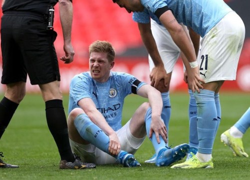 De Bruyne chấn thương, Man City vỡ mộng ăn 4 trước Chelsea